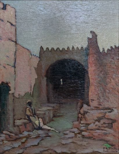 Paul Antoine SIMONI (1882-1960) : VIEW OF...