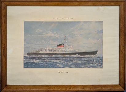 D'après MARIN-MARIE.Compagnie Générale Transatlantique...