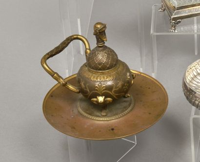 Ferdinand BARBEDIENNE. Gilt and patinated...