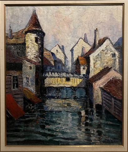 FRANK-WILL (1900-1951): VUE DE CHARTRES....