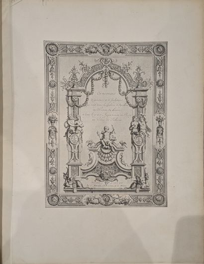 Large composite volume containing: - Ornamental...
