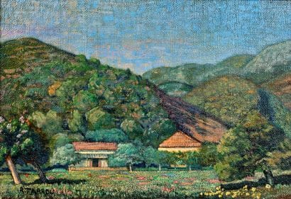 Raoul TARROU (1914-?) : SIDI-BEL-ABBES. Oil...