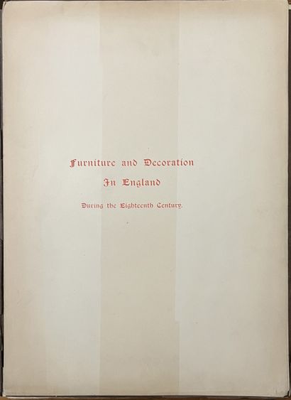 Four large portfolios Furniture and Decoration,...