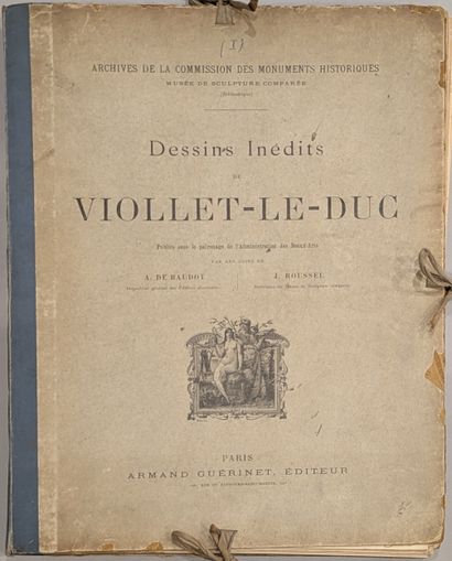 VIOLLET-LE-DUC (Eugène). Dessins inédits...