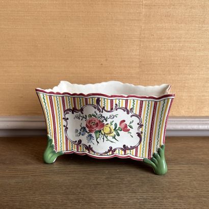 APREY. Rectangular earthenware jardinière...