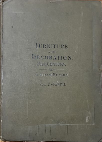 Four large portfolios Furniture and Decoration,...