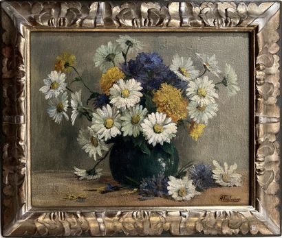Kees TERLOUW (1890-1948) : VASE DE MARGUERITES....