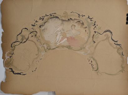 Set of black lithographs, aquatints, etchings:...