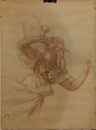Gabriel FERRIER (1847-1914): YOUNG WOMAN...