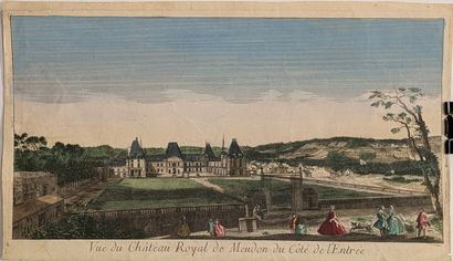 Set: - Vue d'optique: Vue du Chateau Royal...