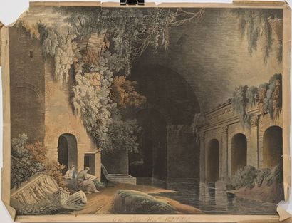 Set: - Vue d'optique: Vue du Chateau Royal...