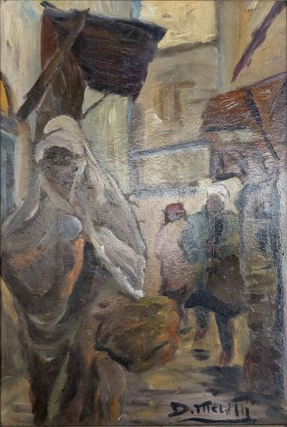 Dario MECATTI (1909-1976): FEZ, LA MEDINA....