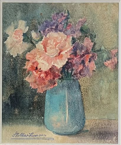 Louise STELLA-SAMSON (1880- ?): FLOWERS IN...