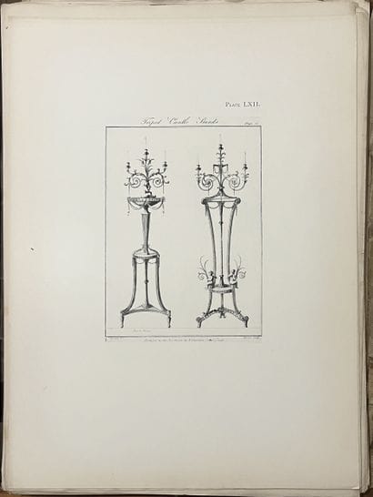 Four large portfolios Furniture and Decoration,...