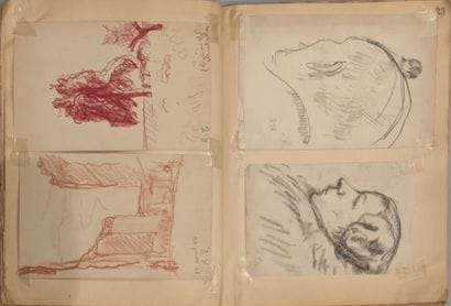 René THOMSEN (1897-1976). Set of studies...