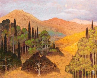 Georges BRAEM (1931-1998)
CORBIÈRES. Huile...