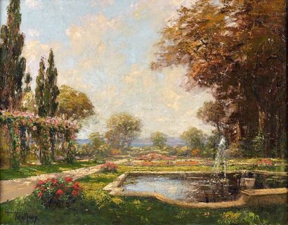 Henry MALFROY (1895-1944)
JARDIN EN FLEURS...