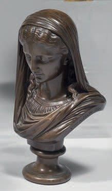Eugène AIZELIN (1821-1902)
BUSTE DE FEMME...