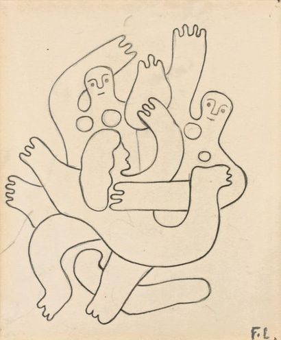 Fernand LÉGER (1881-1955)
LA DANSE. Dessin...