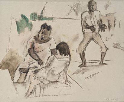 Jules PASCIN (1885-1930): SCENES OF THE ANTILLES....