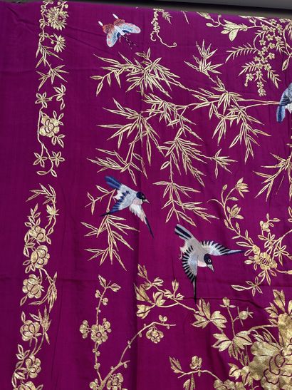 CHINA, Canton - 20th century. Set of two...