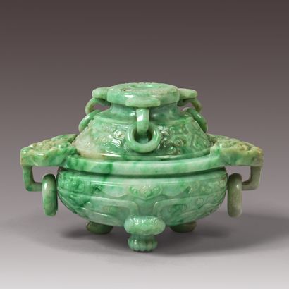 CHINA - Early 20th century. Small covered...