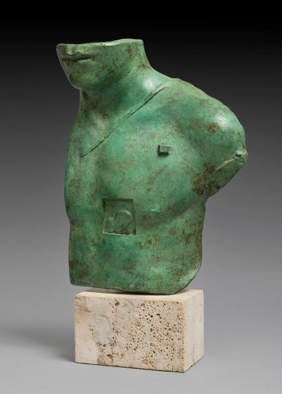 Igor MITORAJ (1944-2014): AESCLEPIOS. Sculpture...