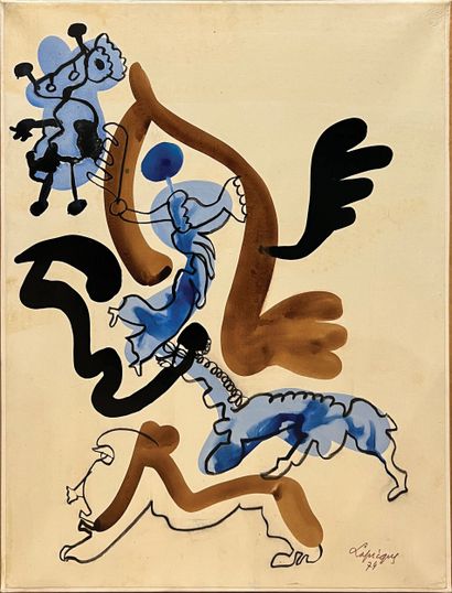 Charles LAPICQUE (1898-1988) : DREAMLIKE...