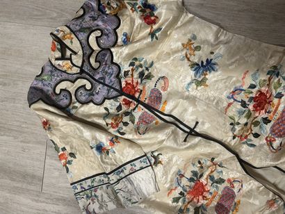 CHINA - Circa 1900. Set of three middle-opening...