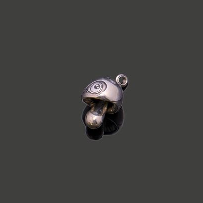 Takashi MURAKAMI (1962): UNTITLED. Silver...
