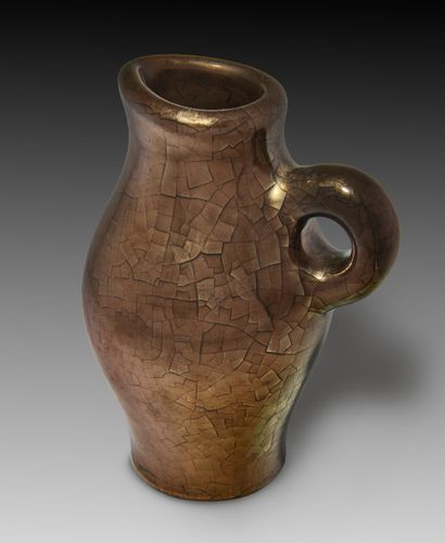 Denise GATARD (1921-1992): Pitcher with pinched...