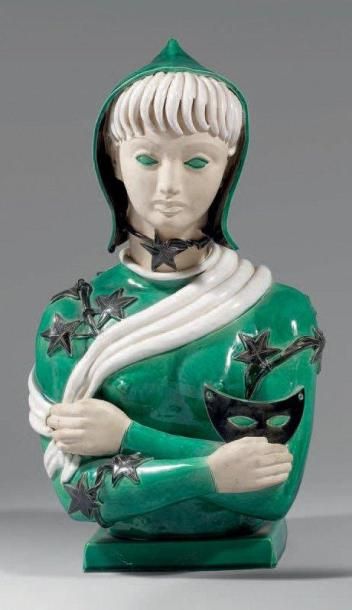 Colette GUEDEN (1905-2000)
Buste de jeune...