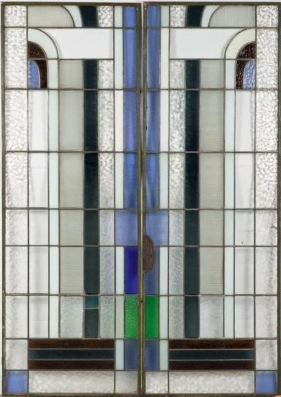 LOUIS BARILLET, attribué à
Paire de portes...