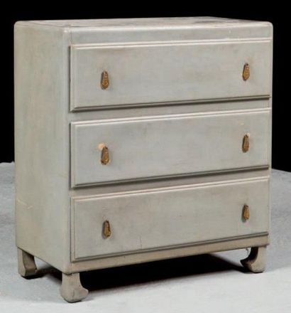 Atelier MARTINE
Commode en bois laqué gris...
