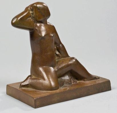 Joseph CSAKY (1888-1971)
«Femme genou à terre»...