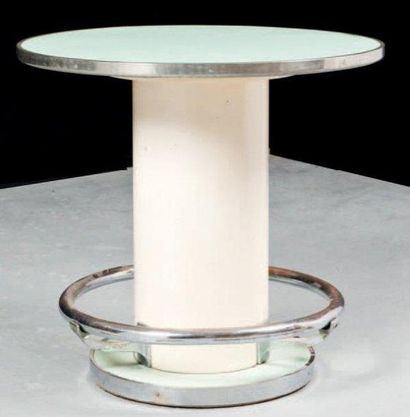 Jules LELEU (1883-1961)
Table guéridon circulaire...