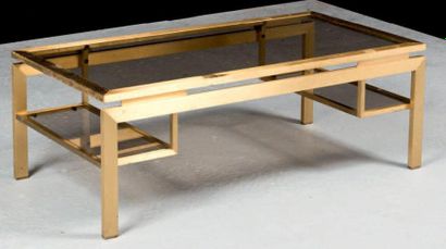 Guy LEFEVRE pour JANSEN
Table basse rectangulaire...