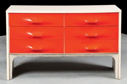 Raymond LOEWY (1893-1986)
Commode en bois...