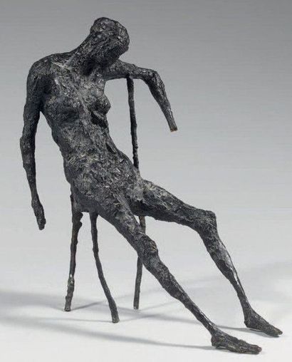Ilio SIGNORI (né en 1929)
«Femme assise»...
