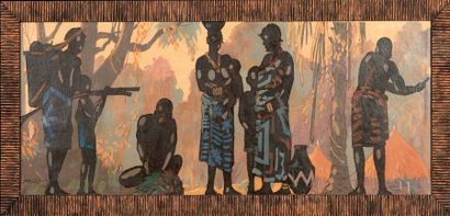 Guilherme MARQUES (1887-1960)
«Femmes africaines»...
