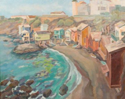Auguste HARZIC (1902-1988)
«Paysage en bord...