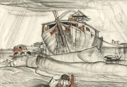 André MAIRE (1898-1984)
«Embarquement en...