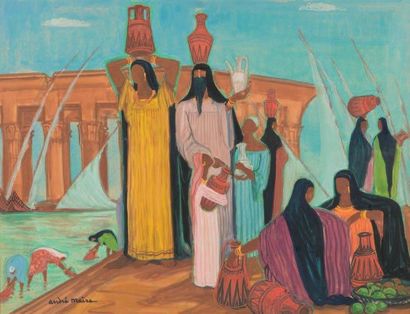 André MAIRE (1898-1984)
«Porteuse d'eau en...