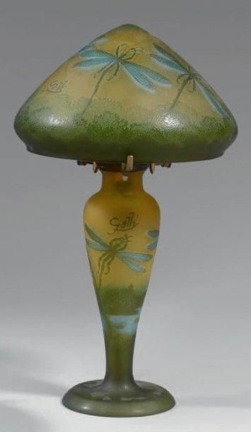 Émile GALLÉ (1846-1904)
Lampe de bureau Épreuve...