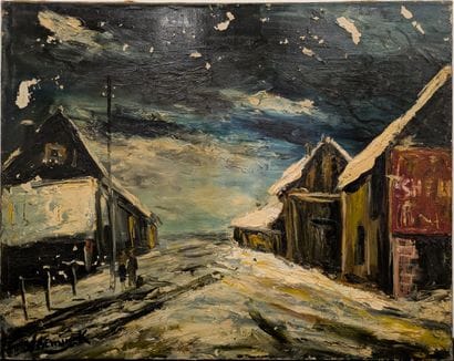 Dans le goût de Maurice DE VLAMINCK : RUE...
