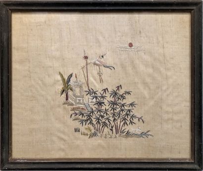China, 20th century. Set of six polychrome...