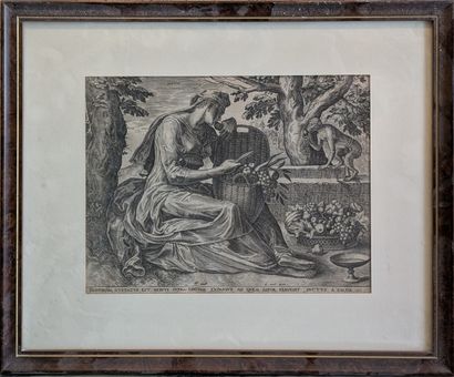 Hyeronimus COCK (1518-1570) : ALLEGORIE DU...