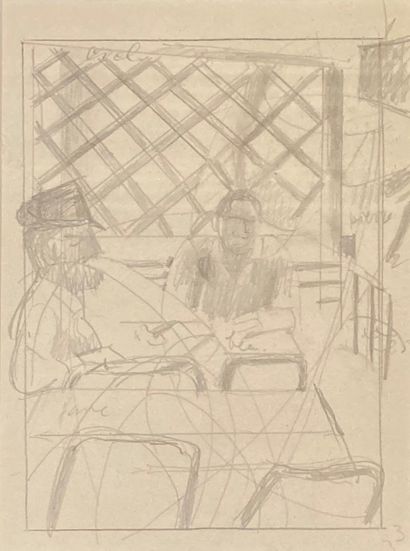 Alfred RETH (1884-1966) : DEUX PERSONNAGES...