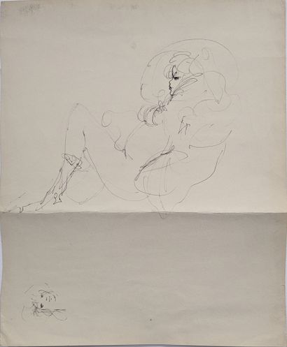 Attribué à Leonor FINI (1907-1996). Ensemble...