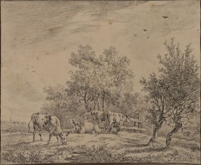 Jan III KOBELL (1800-1838) : PAYSANNE A LA...